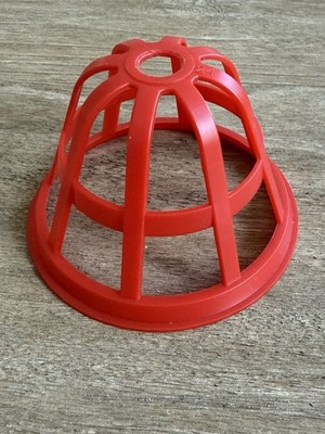 Vintage 1986 Mouse Trap Board Game Replacement Piece Red Basket Cage