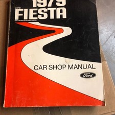 FORD FIESTA 1979 Car Shop Manual, Car Shop Su...