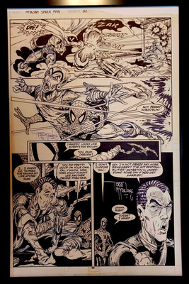 Amazing Spider-Man #312 pg. 21 by Todd McFarlane 11x17 FRAMED Original Art Print