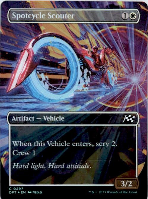 Spotcycle Scouter (Borderless) Aetherdrift Foil NM