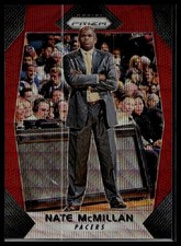 2017-18 Panini Prizm #230 Nate McMillan Prizms Ruby Wave