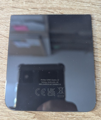 Original Akkudeckel Backcover Schwarz für Samsung Galaxy Z Flip 5 SM-F731B