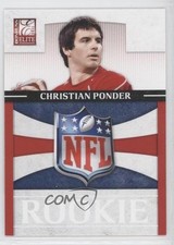 2011 Donruss Elite Rookies NFL Logo 350/999 Christian Ponder #31 Shield 0c4