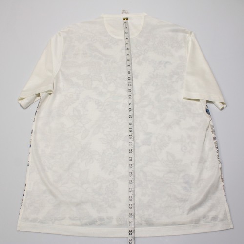 Italo Ferretti NWT Short Sleeve Crew Neck T-Shirt Size 3XL in Ivory 100% Cotton - Picture 7 of 8