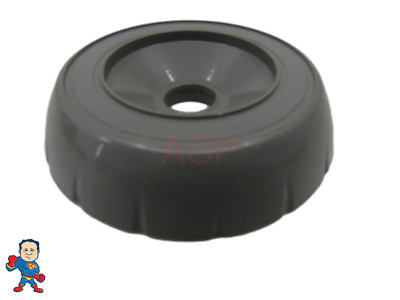 Spa Hot Tub Diverter Cap 3 3/4'' Wide Gray Notched Buttress Style How To Video