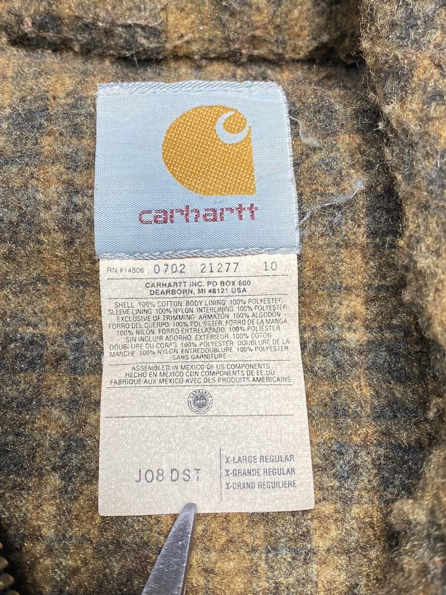 VTG Carhartt J08 DST Denim Blanket Lined Jacket A$AP Rocky VTG Carhartt J08 DST Denim Blanket Lined Jacket A$AP Rocky