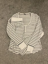 Boux Avenue Striped Pyjama Set UK 10