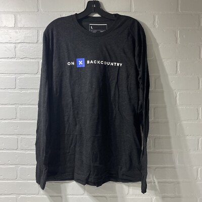 NEW - ON X Backcountry Long Sleeve | Vintage Black - MEDIUM