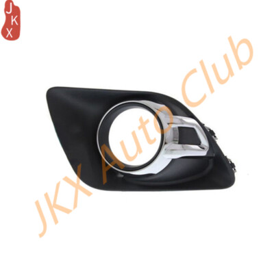 Front Right Bumper Foglight Cover – Fits Mitsubishi Outlander Sport ASX 2011-2012 – Black With Chrome Trim