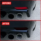 FOR 18-24 Toyota Camry Rear Reflectors SMOKE Vinyl Tint Overlays