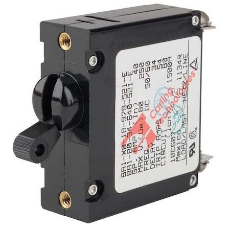 Carling Technologies Ba1-B0-34-640-521-E Circuit Breaker, B Series, 40A, 1