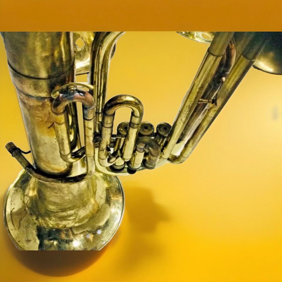 复古 Chris Kratt 德国中音 3 阀中音带盒 — 第 2/4 张图片