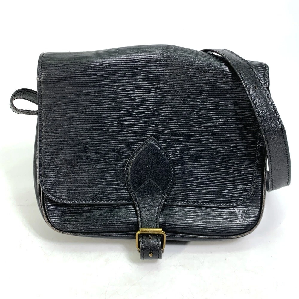 louis vuitton black square purse