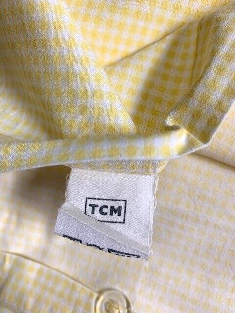 TCM Egyptian Cotton Crib/Toddler DUVET COVER & SHAM Yellow Gingham BEAR - Image 4 of 4
