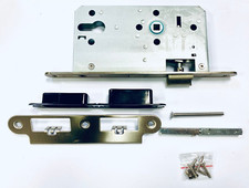Fluchtschloss L60mm Backset SSS Radius Forendschlag mit Befestigungen Euro Einsteckschlitz