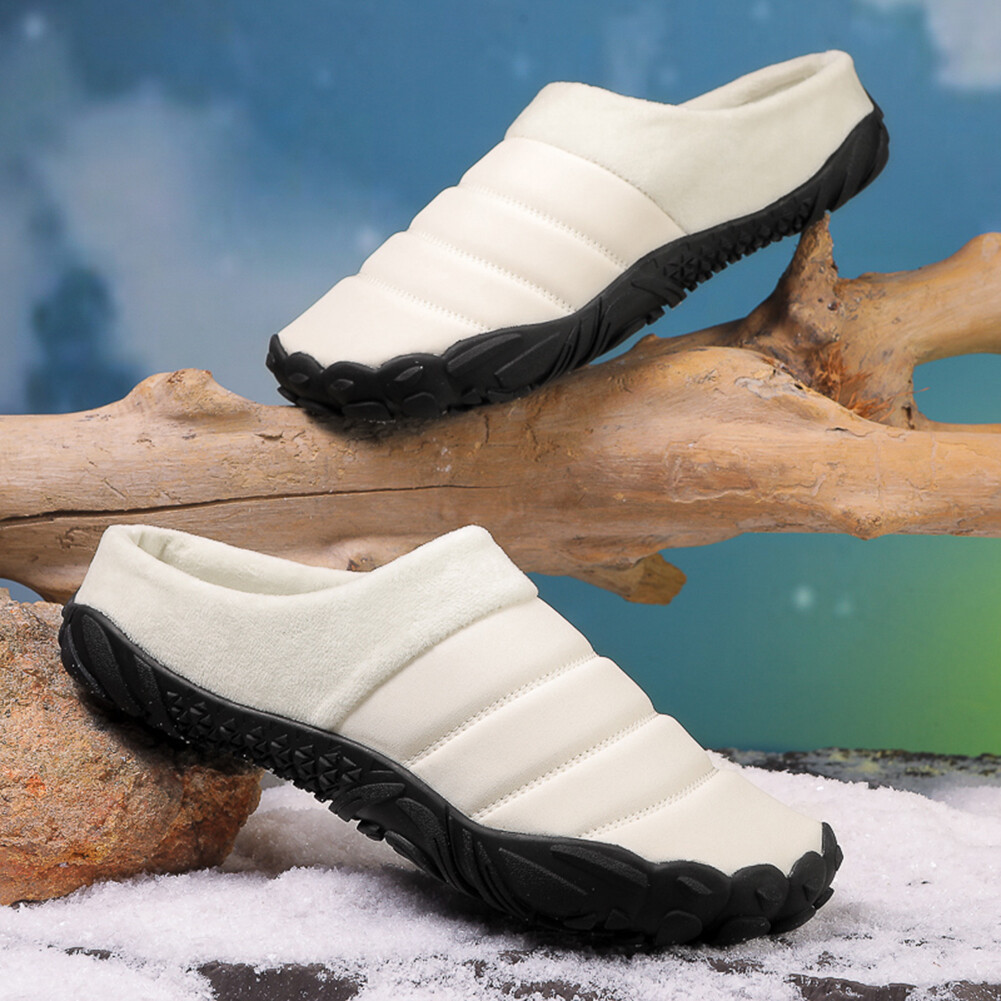 APL Unisex Plush Slippers Fluffy Couple Slippers Comfortable Lightweight for Winter