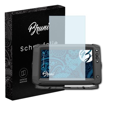 Bruni 2x Folie für Lowrance Elite-9 Ti2 Schutzfolie Displayschutzfolie