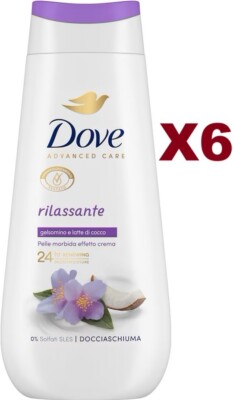 6PCS WHERE SHOWER FOAM RELAXING JASMINE AND COCONUT MILK 225ML