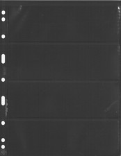 Lighthouse VARIO Stock Sheet Double Sided 4 Pocket Protector Pages Size: 4S