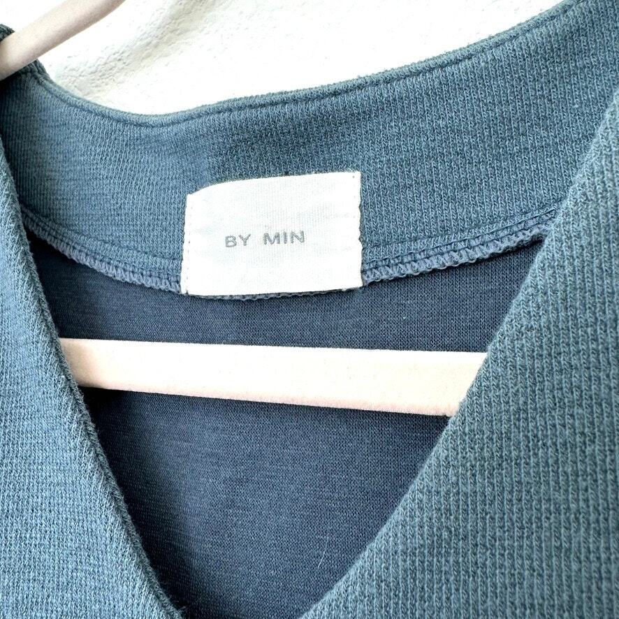 By Min Soft V-Neck Midi Dress with Side Slits View 2