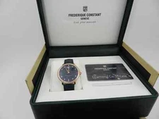 Frederique Constant Slimline Moonphase Automatic Movement Blue Dial Watch
