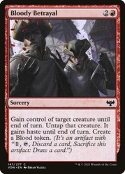 Bloody Betrayal #147 Foil Common Innistrad: Crimson Vow MTG