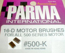 16D Special Motor Brushes by Parma 1960s Vintage  500-K New Old Stock
