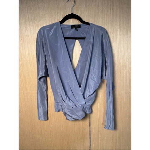 Robert Rodriquez silk wrap blouse