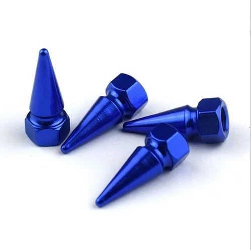 4X Aluminum Metal Long Spike Wheel/Tire Valve Stem Car-Truck Air Caps Covers USA - Bild 15 von 20