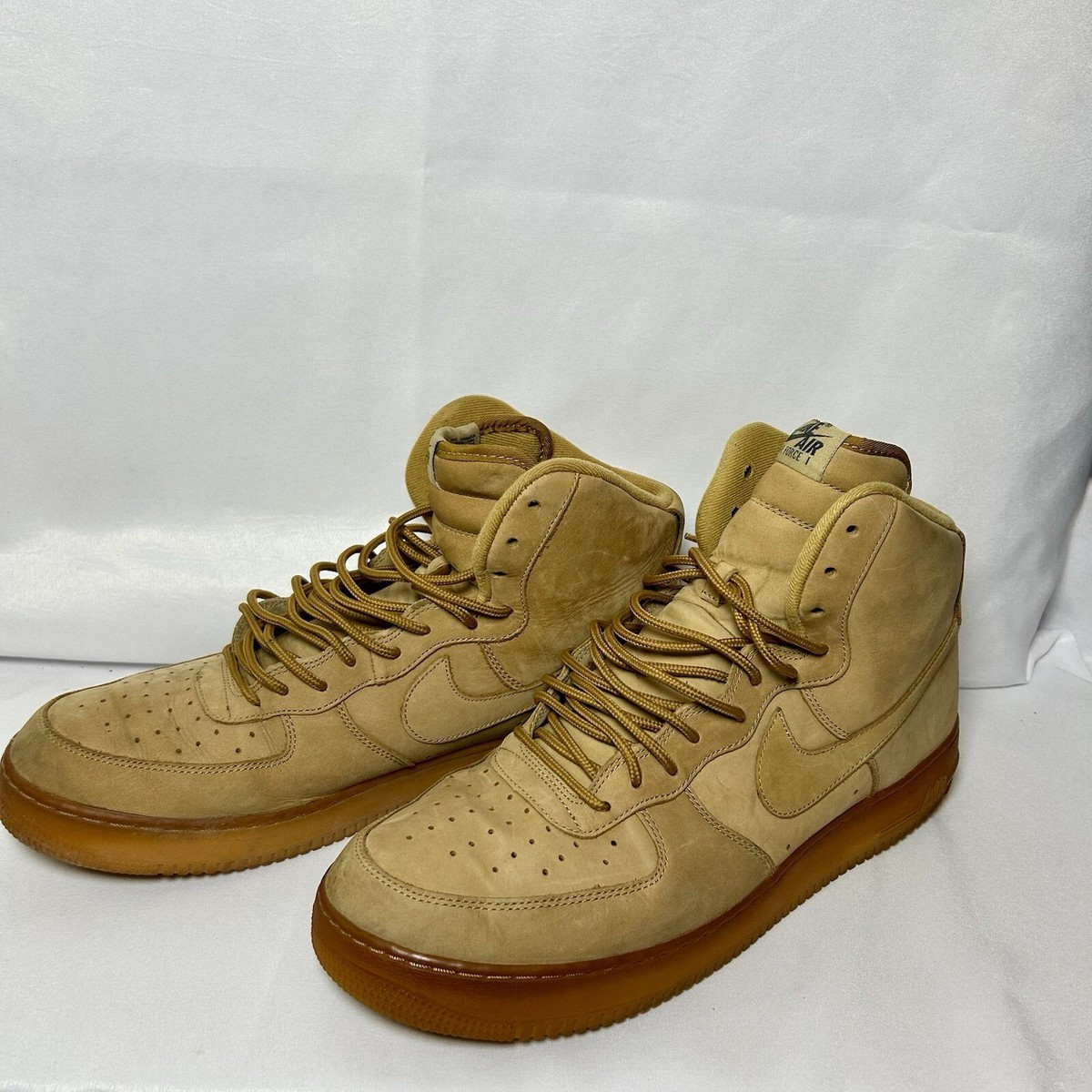 nike airforce 1 high gs flax