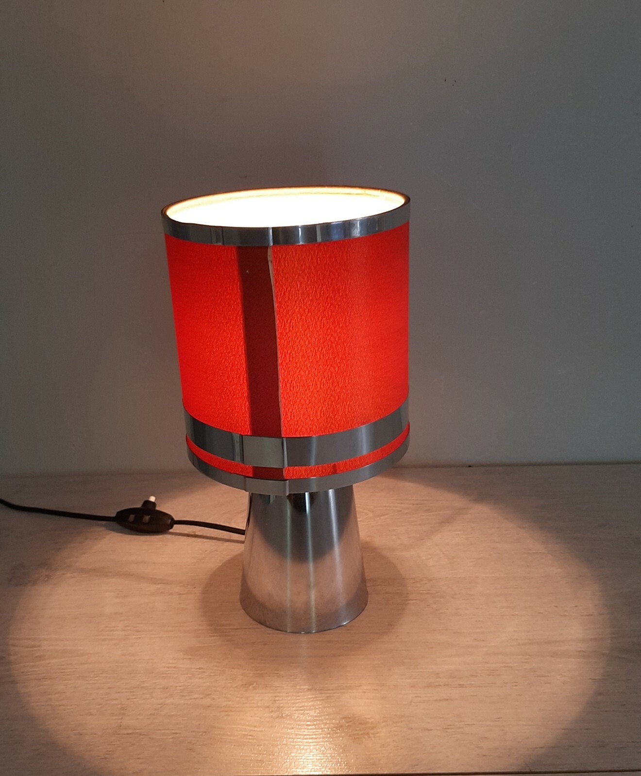 LAMPADA DA TERRA FUNZIONANTE ORIGINALE ANNI 70