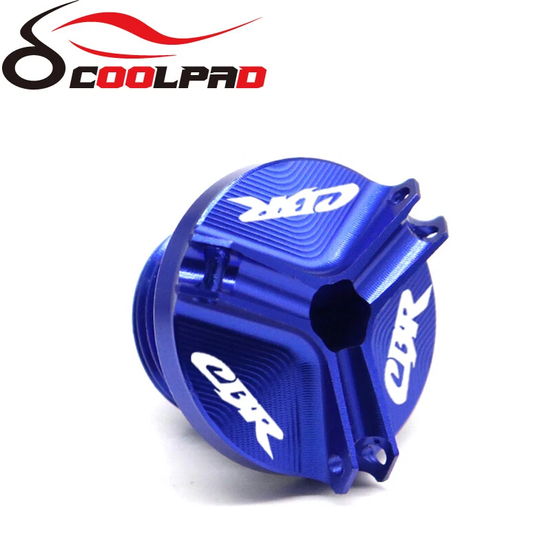 Tornillo de cubierta de tapón de taza de filtro de aceite de motor para Honda CBR600 F2 F3 F4 F4I CBR1000RR Foto 3 de 4