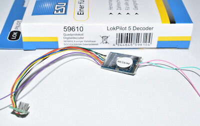 ESU LokPilot 59610 V5.0 für M4, DCC und Motorola, 8 pol.- NEM Decoder NEU in OVP
