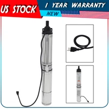 Deep Well Submersible Pump, 4" , 1/2 HP, 110V 60Hz, 25 GPM, 164 ft MAX Long Life
