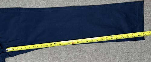 Cat & Jack Chino Pants Boy's 18 Skinny Husky School Uniform Fight Pilot Blue NWT - Picture 10 of 12