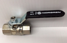 Norgren 602112138 Ball Valve 3/8" FNPT Ends Stainless Steel Body