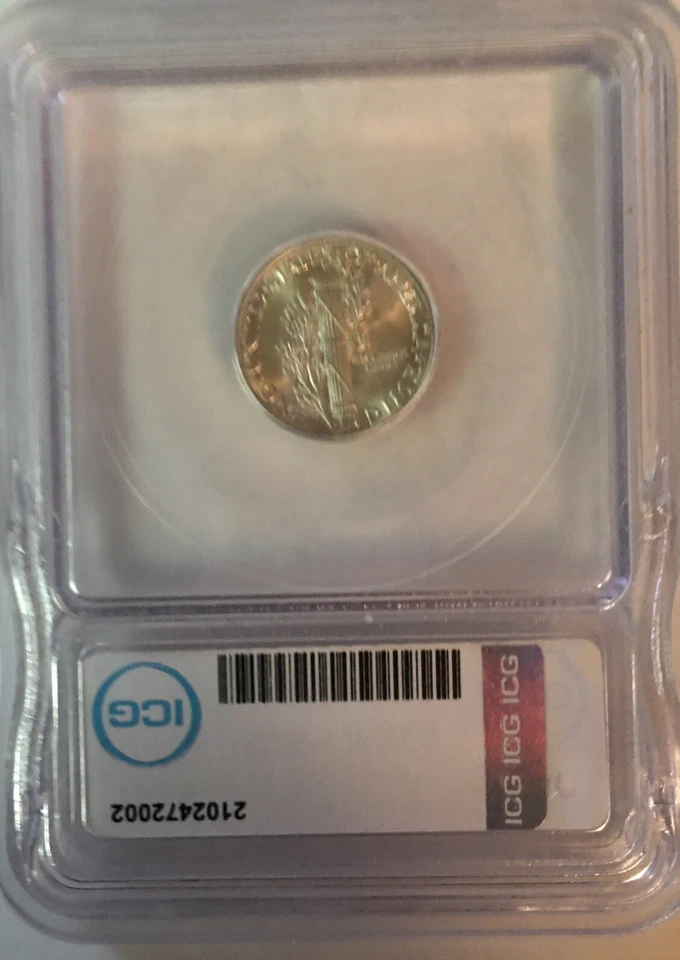1936 MERCURY DIME ~ ICG MS66 Great Price !!! - Image 3 of 4