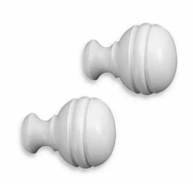Cambria Classic Orbit Finals In Satin White (Set of 2), NEW.