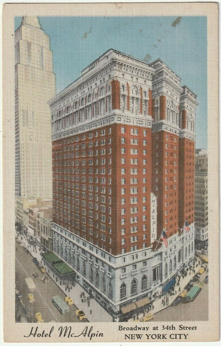 NEW YORK CITY - U.S.A. - HOTEL MC ALPIN -40141-