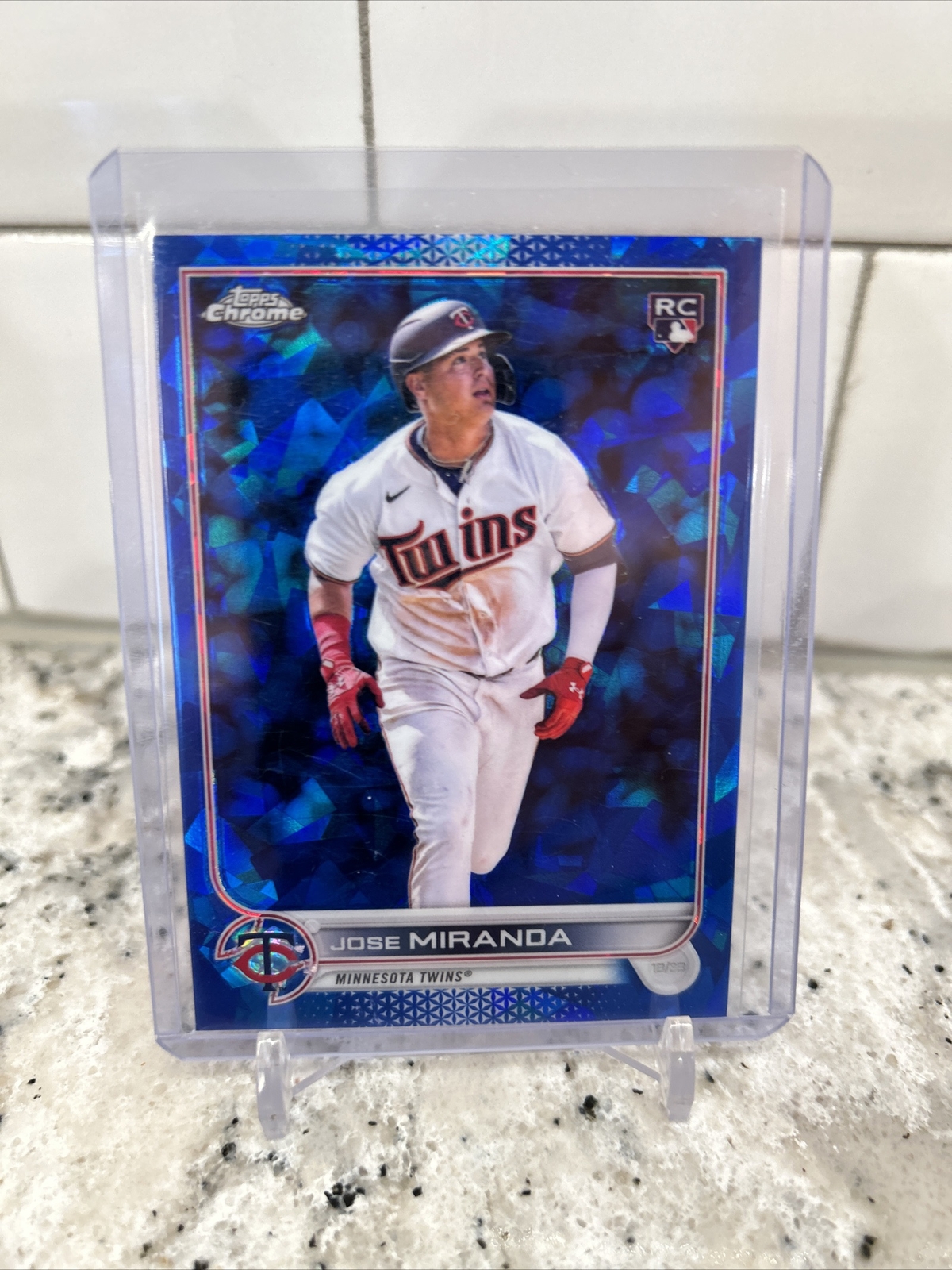 2022 Topps Chrome Update Sapphire JOSE MIRANDA #US120 Rookie RC Minnesota Twins