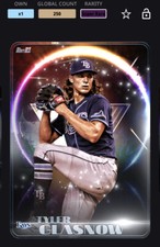 Topps MLB Bunt DIGITAL Card 2021 Eclipse Black Base Tyler Glasnow
