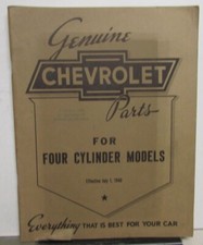 1916-1928 Chevrolet Dealer Four Cylinder Models Parts Book Effective July 1940 1916-1928 Chevrolet Dealer Four Cylinder Models Parts Book Effective July 1940