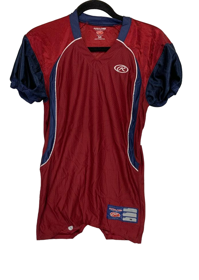 Chemisier Rawlings Vintage – Col V Rouge/blanc/bleu – Sport Baseball – Taille L/XL Occasion