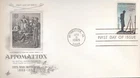 1965 First Day of Issue - Postage Stamp - Appomattox - Art Craft