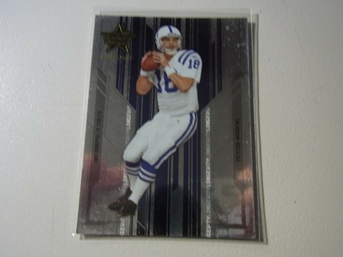 Peyton Manning 2005 Leaf Rookies & Stars Longevity Card #43 Gem Mt.
