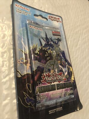 yugioh pendulum evolution booster box PACK  Aus Ygo Features several new cards plus dozens of the most popular cards from the Pendulum Monster era of the Yu Konami Yu-Gi-Oh Pendulum Evolution Booster