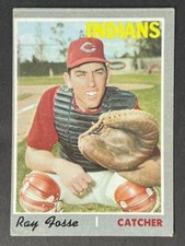 VINTAGE 1970 Topps RAY FOSSE # 184 - EX