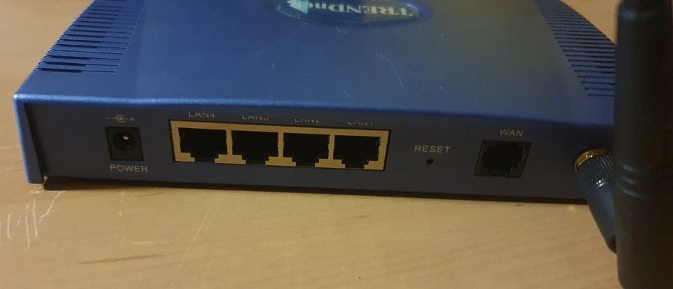 Wireless WiFi Modem Trend Net TEW-435BRM ADSL 11g Router 79010HS Wired Ethernet - Image 4 of 4