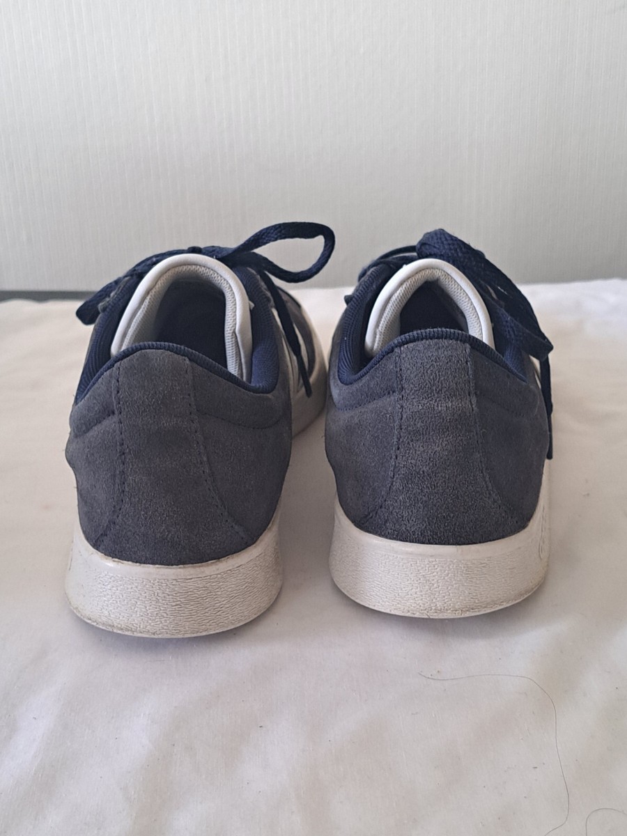 Adidas VL Court 2.0 Suede Sneakers DA9854 Navy Blue White Men's Size 9M |  eBay UK