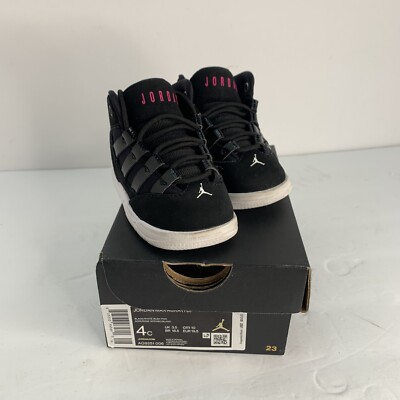 Nike US 4C Jordan Max Aura White Black Unisex Baby Child Toddler (TD)  Aq9251